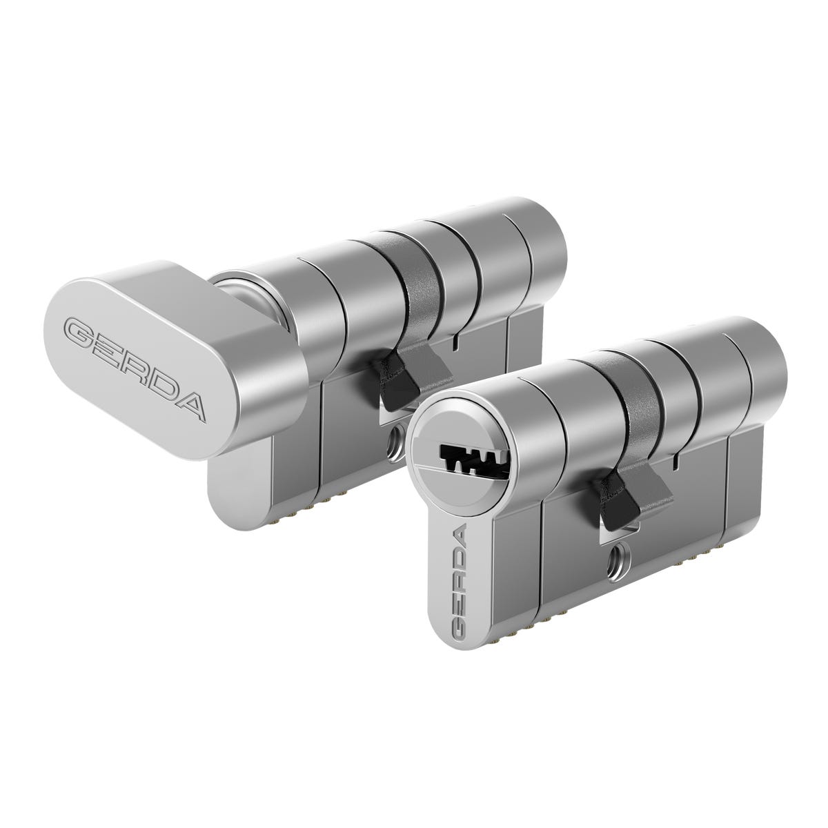 Zestaw wkładek do zamka EXXO G50 x 30 + Z35 x 55 Gerda