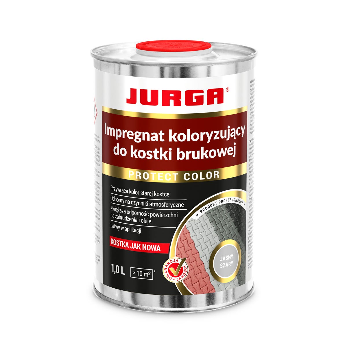 Jurga Impregnat do kostki brukowej Protect Color szary 1 l