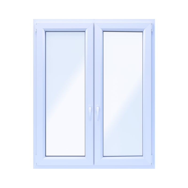 Okno PCV 2-szybowe fasadowe O32S białe 1165x1435 mm otwierane do wewnątrz prawe