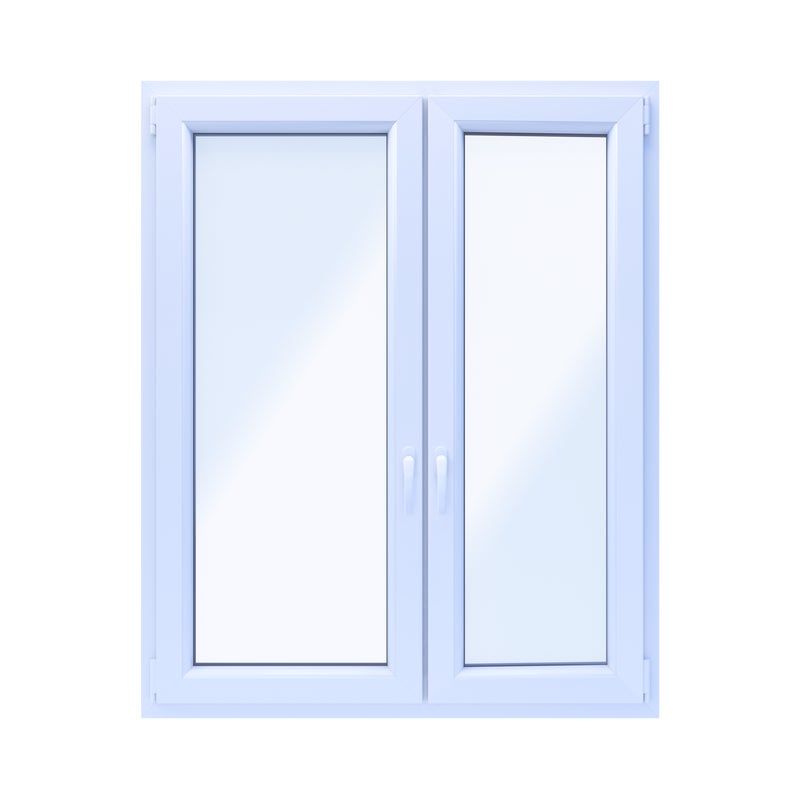 Okno PCV 2-szybowe fasadowe O32A białe 1165x1435 mm otwierane do wewnątrz prawe