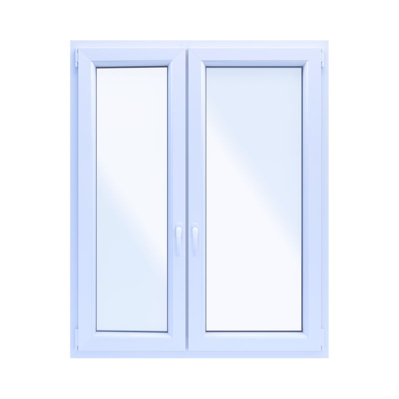 Okno PCV 2-szybowe fasadowe O33A białe 1165x1435 mm otwierane do wewnątrz lewe