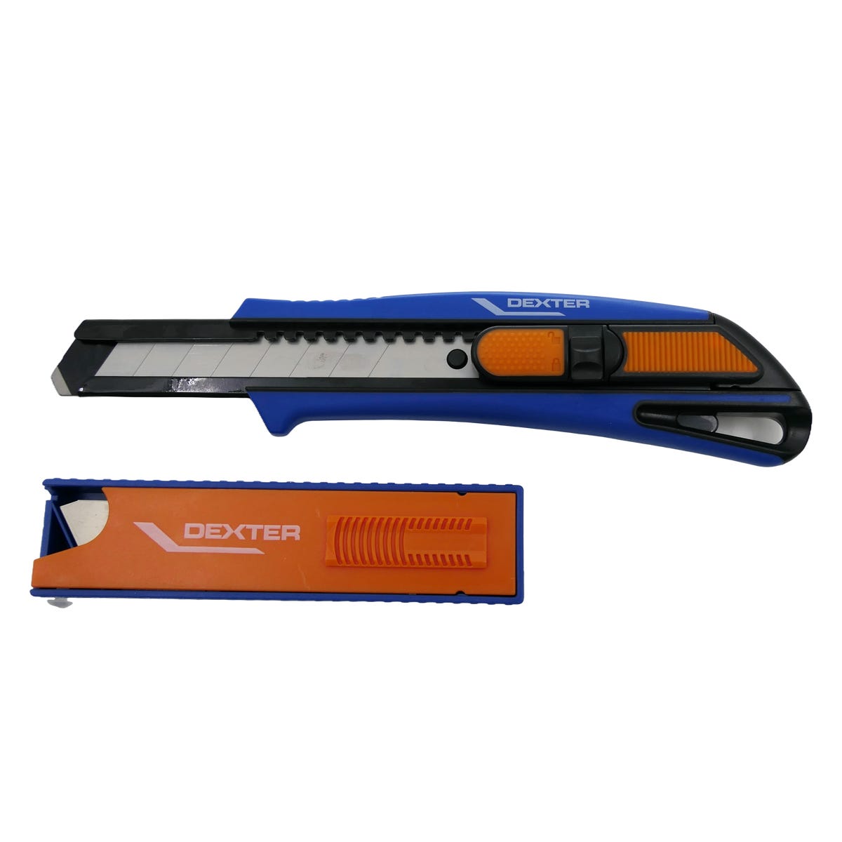 Nożyk techniczny 18mm + 3 ostrza DEXTER