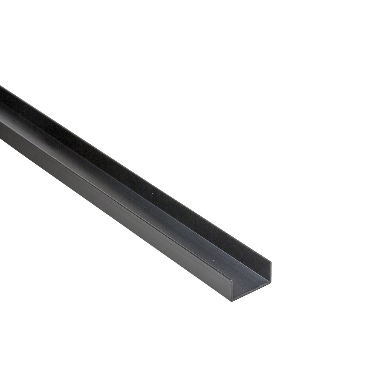 Standers Ceownik pvc 1m 10x21x1 mm matowy czarny