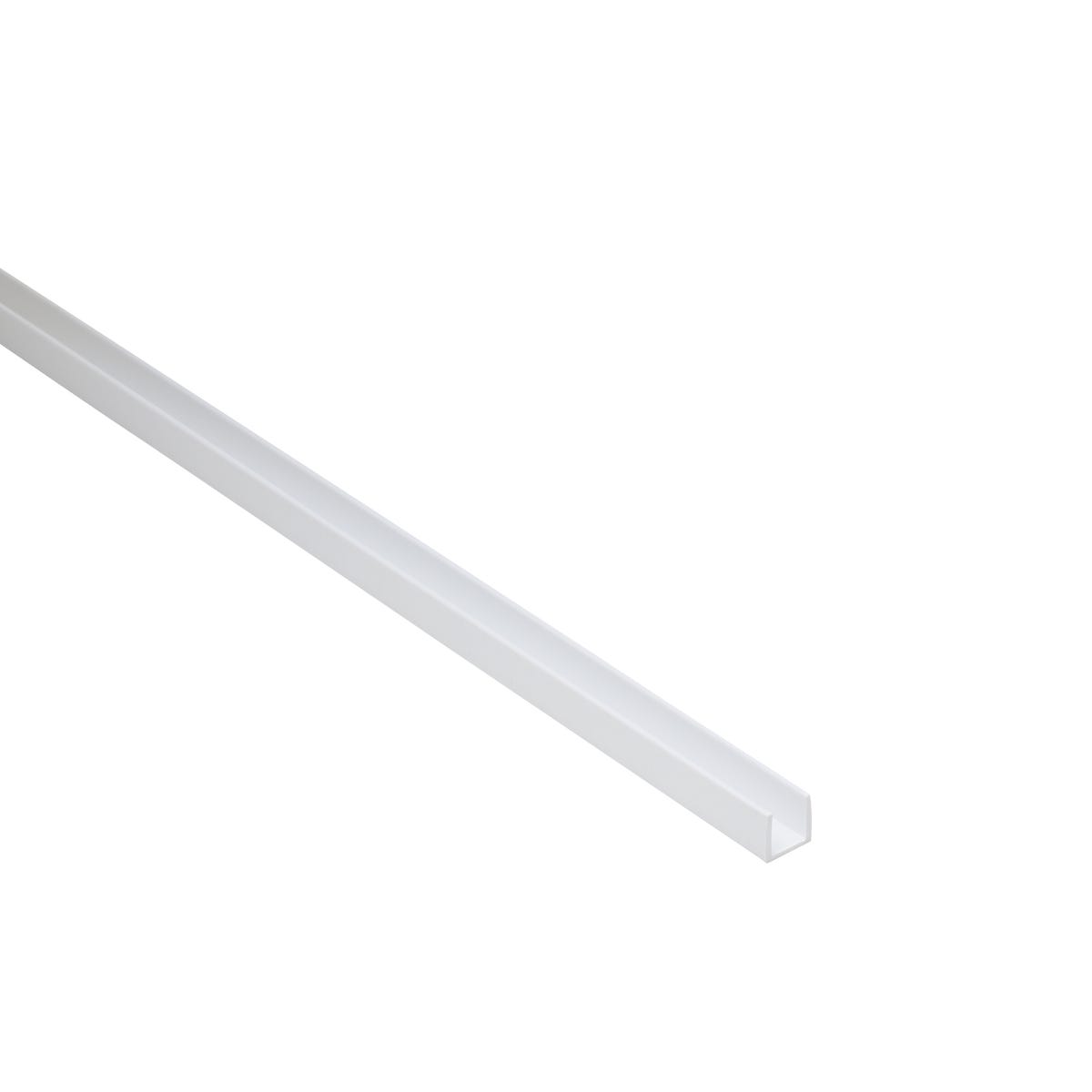 Standers Ceownik pvc 2.6m 8x8x1 mm matowy biały