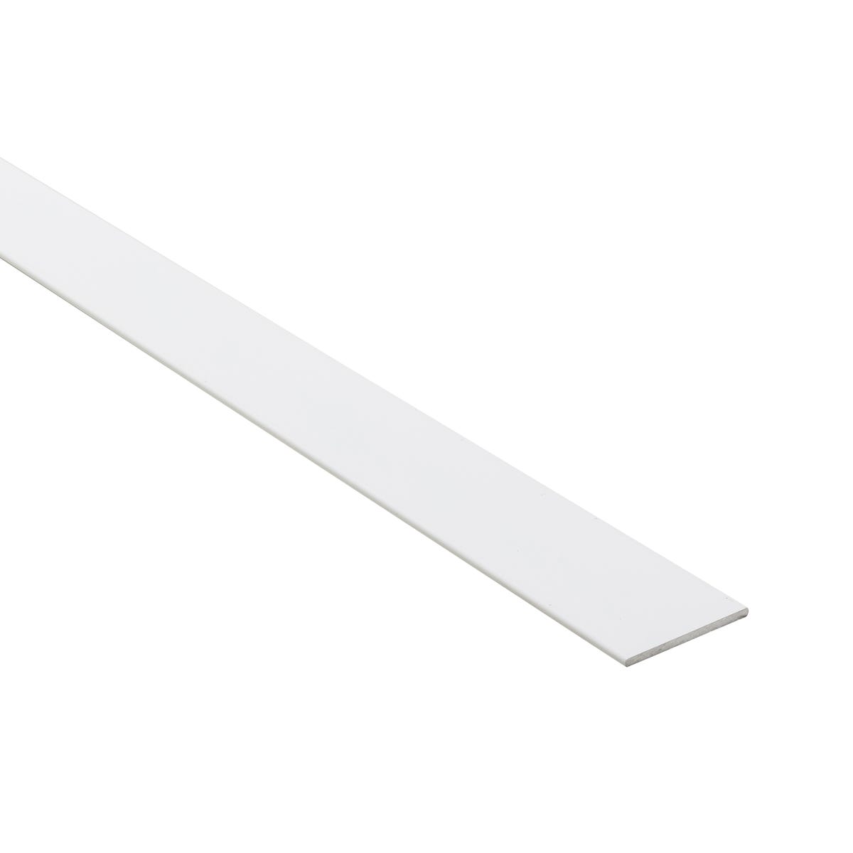 Standers Profil płaski aluminiowy 2.5m 30x2 mm biały