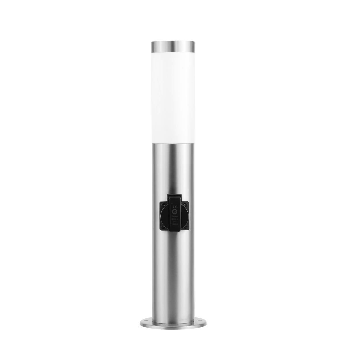 Inspire Lampa ogrodowa słupek Bergen srebrna E27 wys. 50 cm IP44 LED
