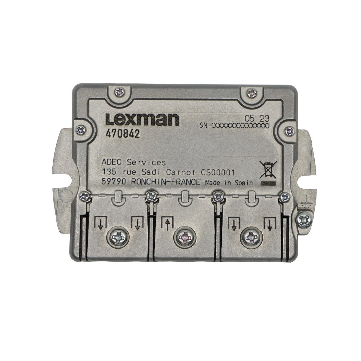 LEXMAN Rozgałęźnik sygnału TV wewnątrz 4 wyjścia