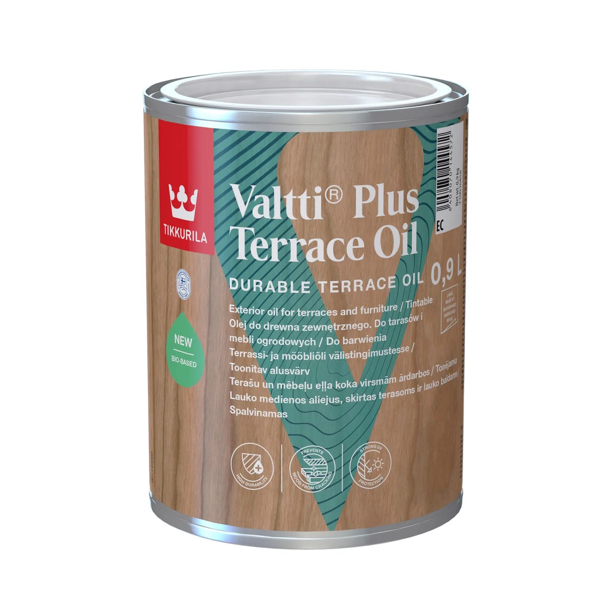 Olej Tikkuria Valtti Plus Terrace Oil Bezbarwny 0.9 l