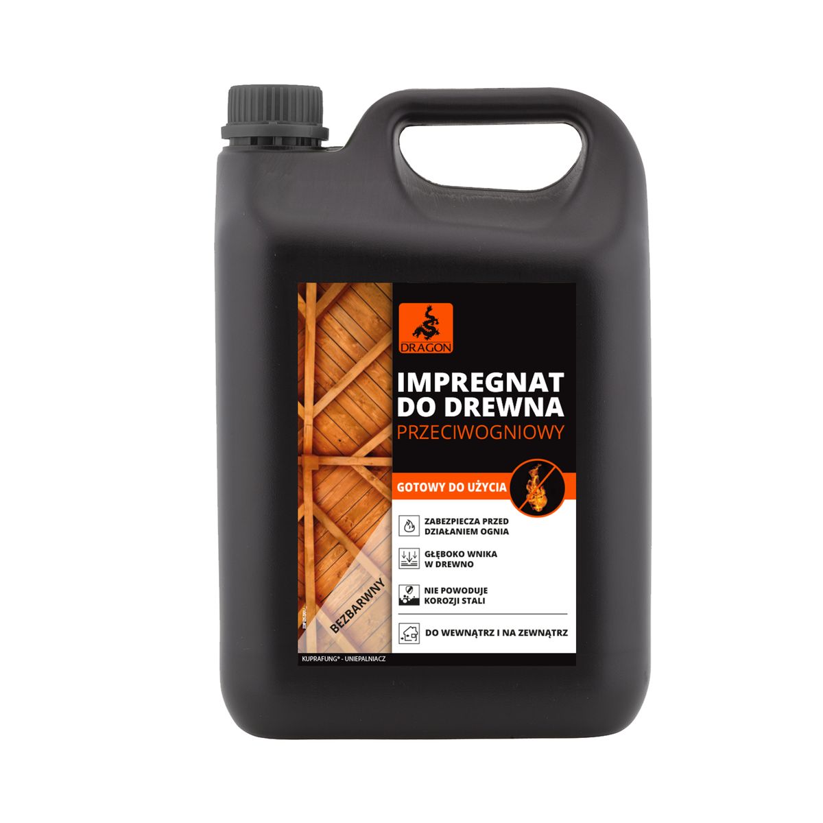 Dragon Impregnat przeciwogniowy koncentrat 1:3 bezbarwny 5 kg