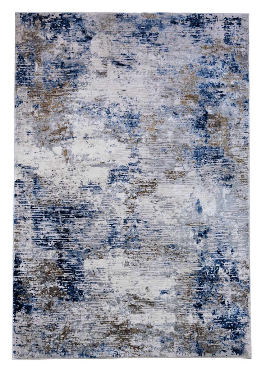 Dywan Nevada przecierany beżowo-niebieski 160 x 220 cm