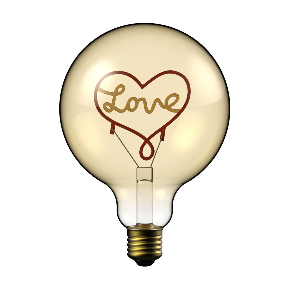 Żarówka dekoracyjna LED E27 Love Serce 2,5 W 40 lm Lexman