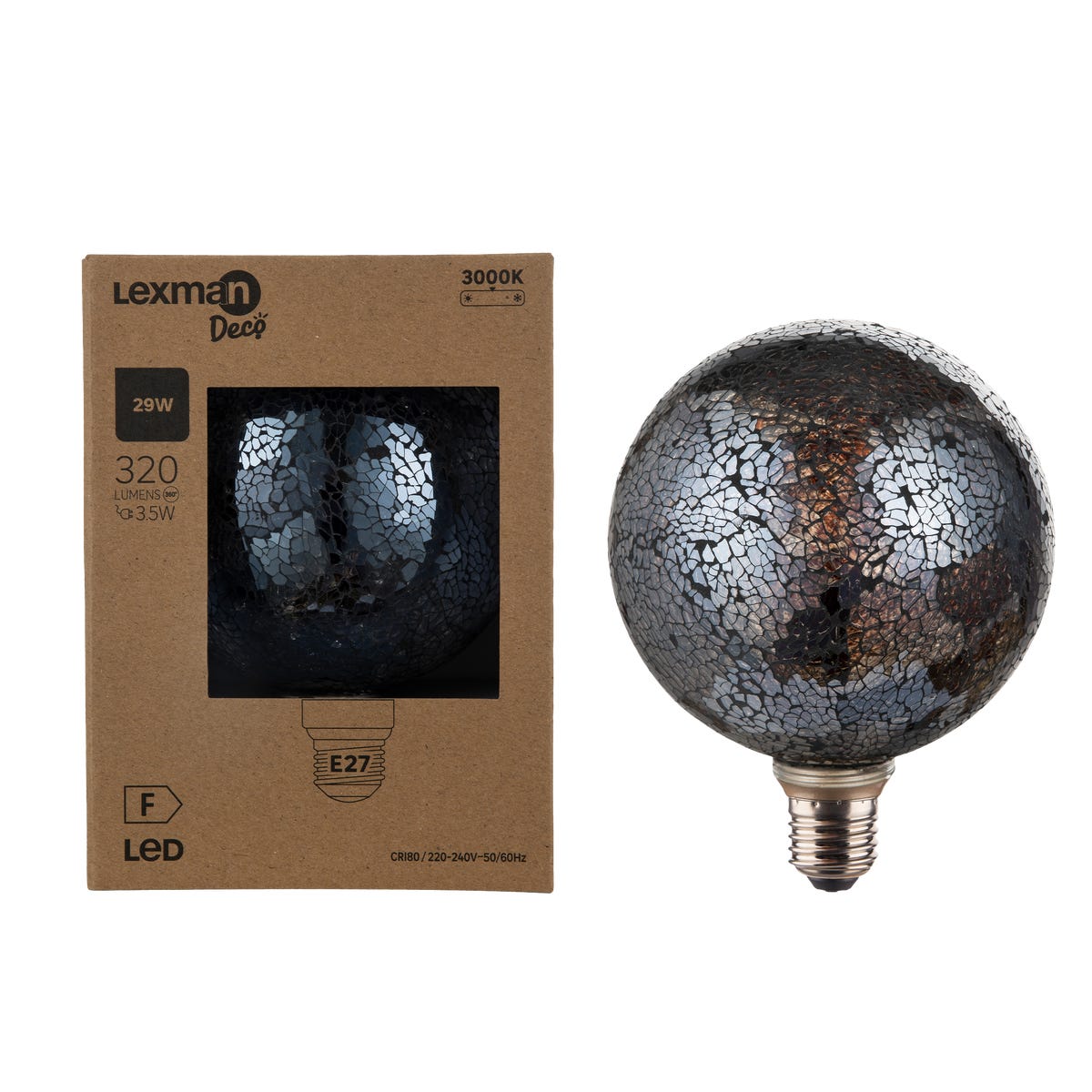 Żarówka dekoracyjna LED E27 Mosaic 4 W 320 lm Lexman