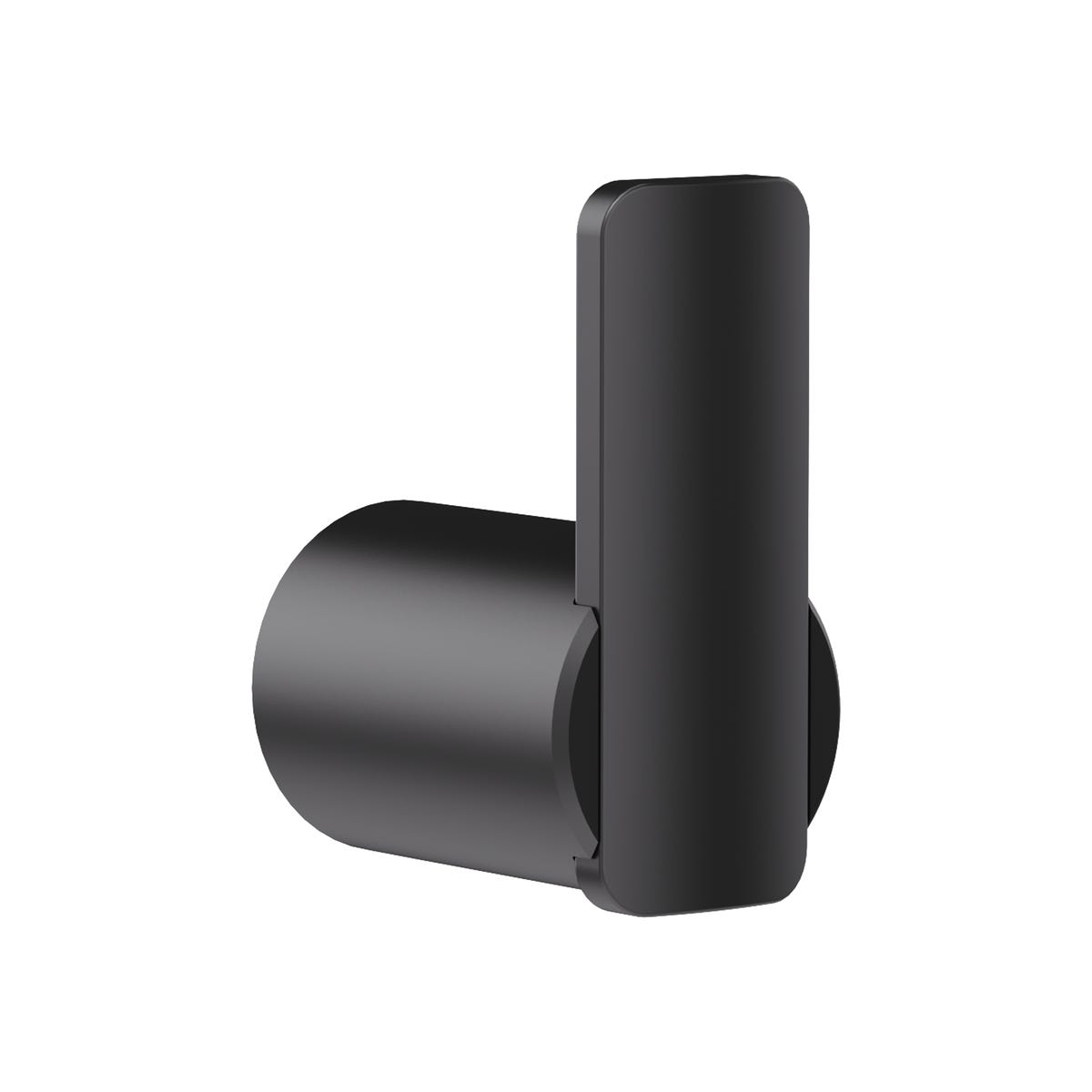 Haczyk łazienkowy Neo pojedyńczy czarny mat Sensea