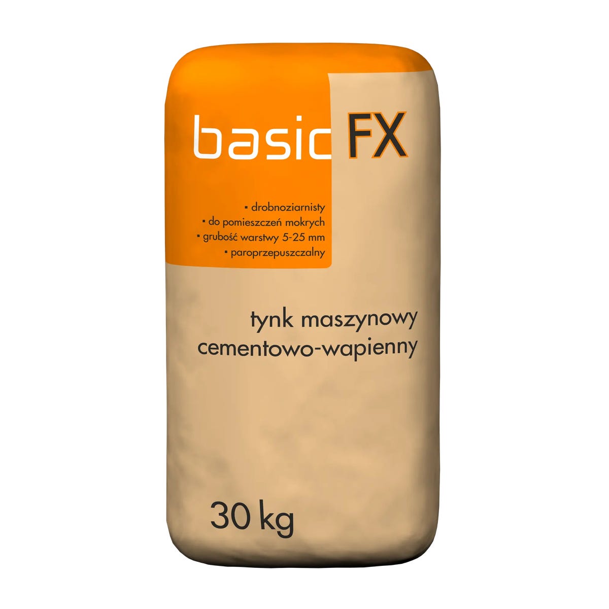 Tynk maszynowy cementowo-wapienny Basic FX 30 kg