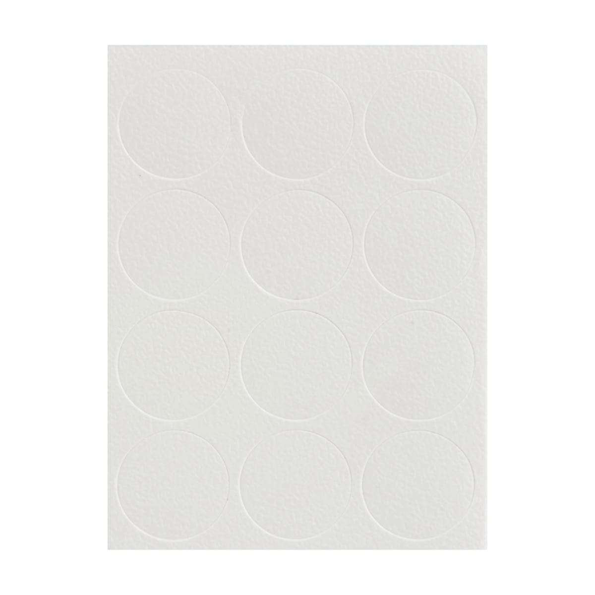 Zaślepka samoprzylepna 20 mm biały baranek 12 szt. Stahl