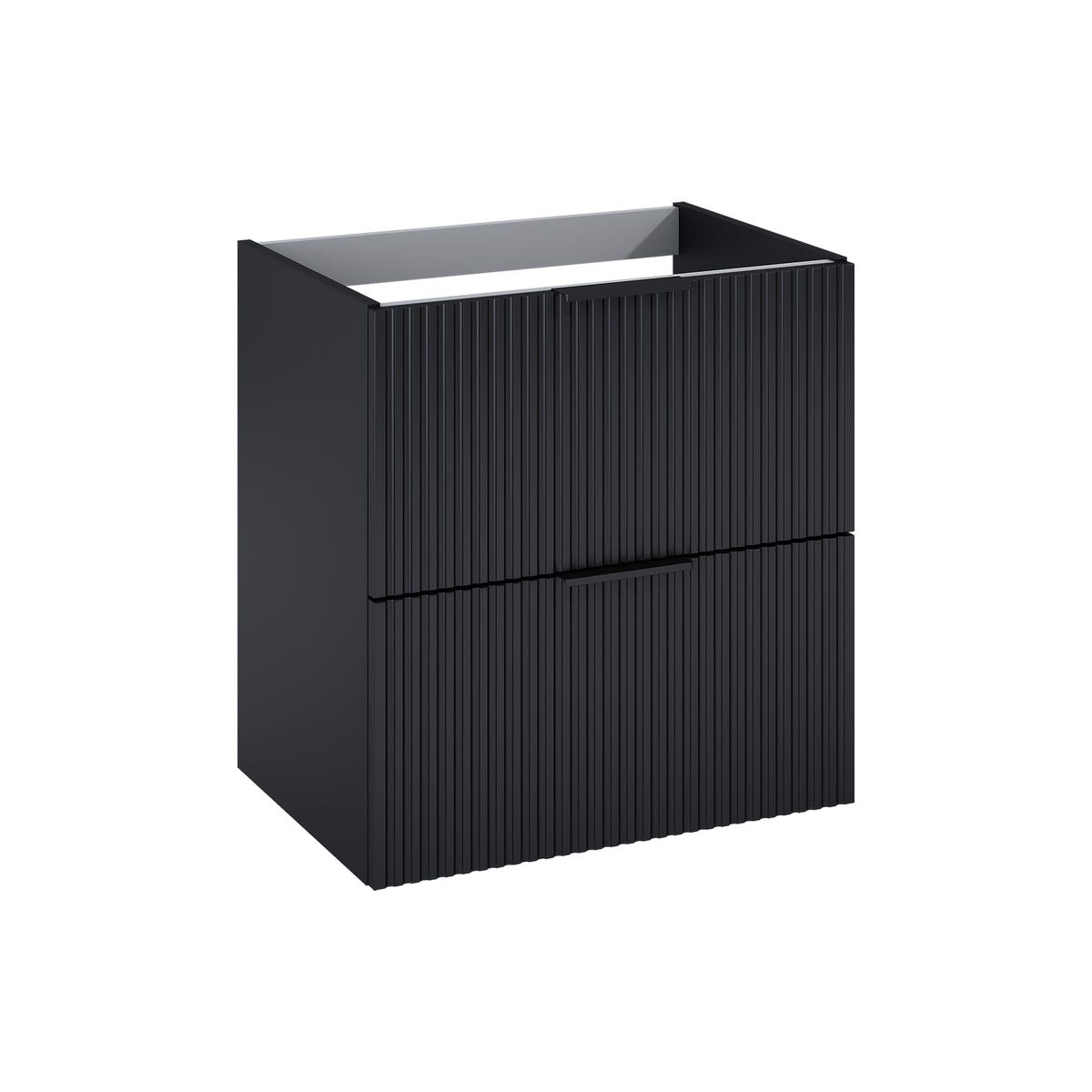 Szafka pod umywalkę Nabel 60x45.2x63.5 cm czarny mat Roca