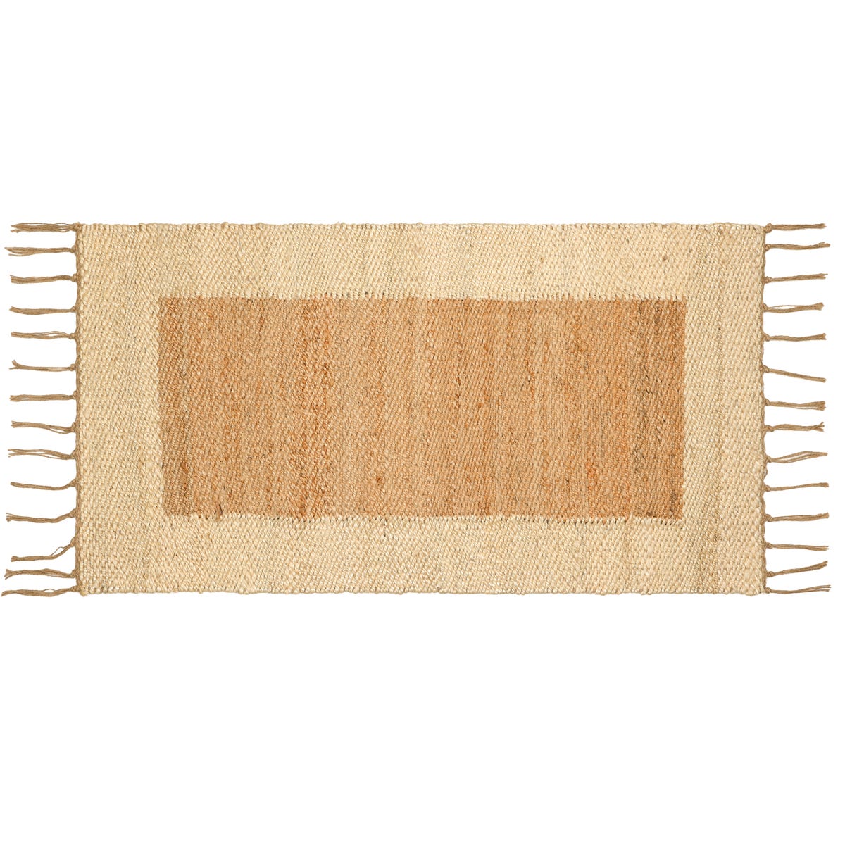 Dywan z frędzlami z juty Baliko Paper 60 x 110 cm Inspire