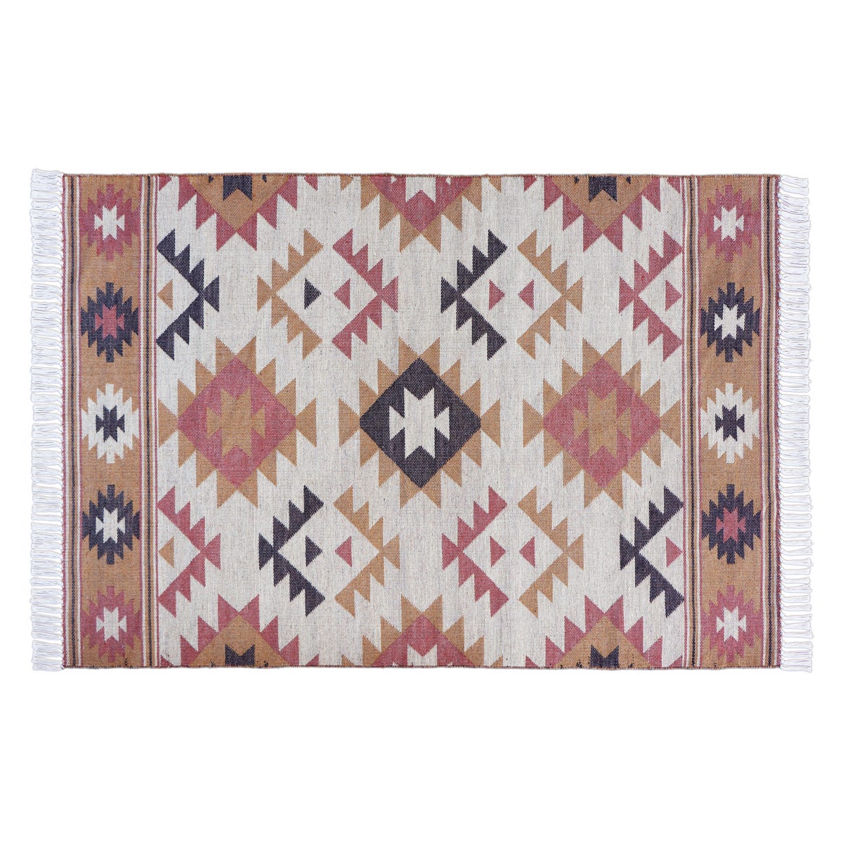 Dywan z frędzlami Satika etniczny 160 x 230 cm Inspire
