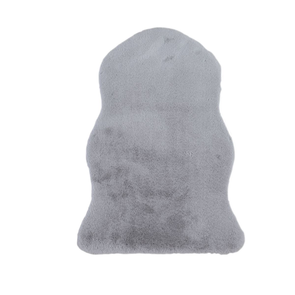 Dywan sztuczna skóra królika Rabbit Granit jasnoszary 60 x 90 cm Inspire