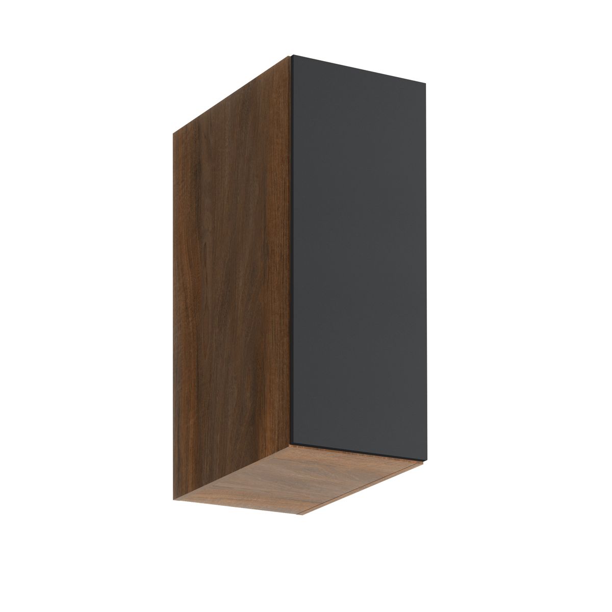 Szafka kuchenna wisząca głęboka Shiran 2 30 cm kolor orzech/szary