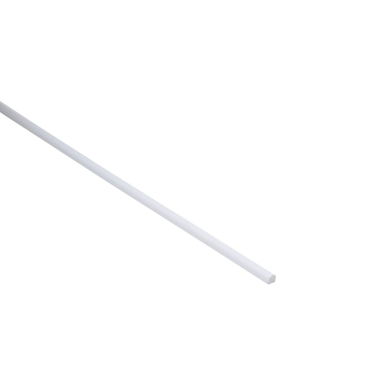 Standers Profil okrągły pvc 1m 8x1 mm matowy biały