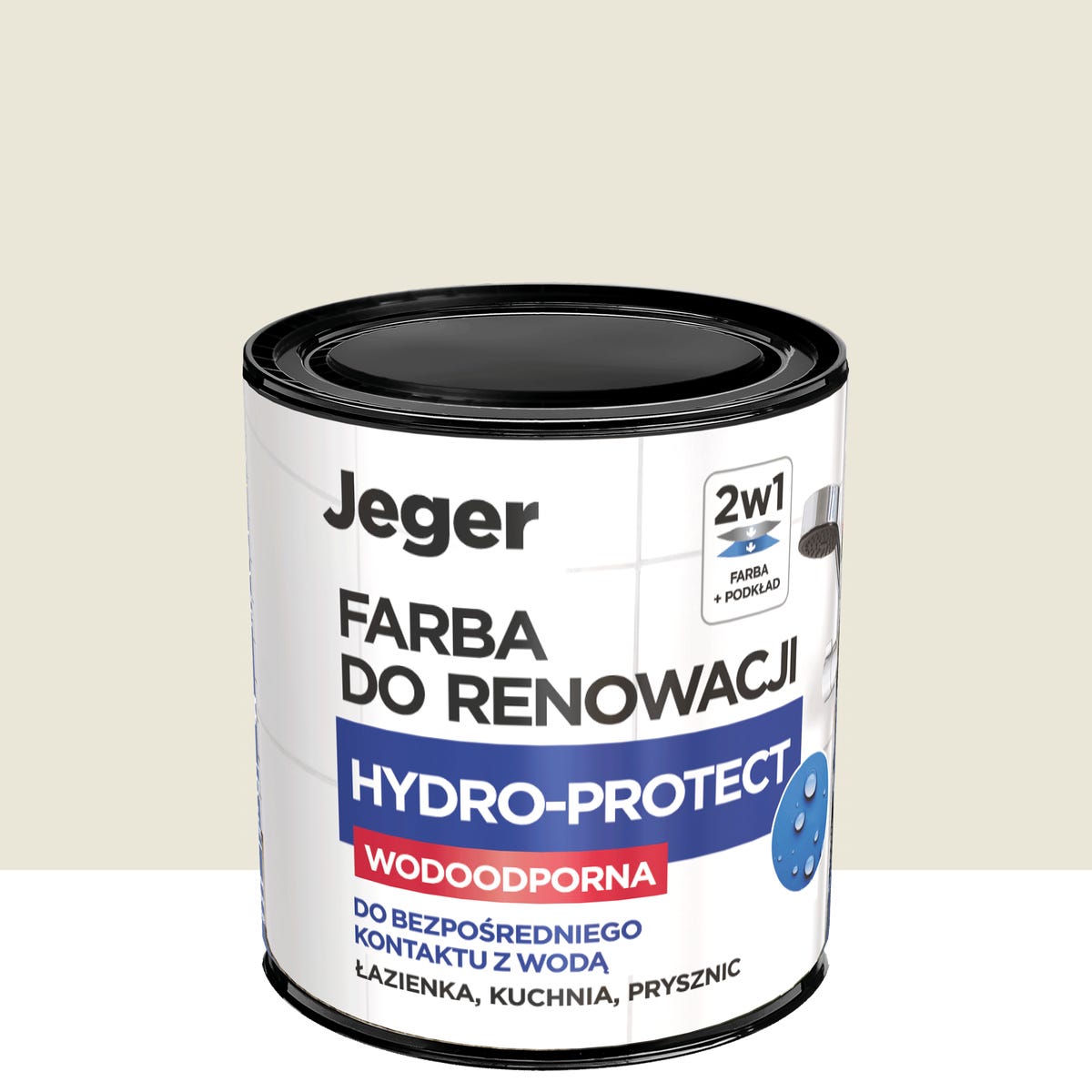 Farba specjalistyczna Jeger Reno Hydro Kremowy 0.5 l