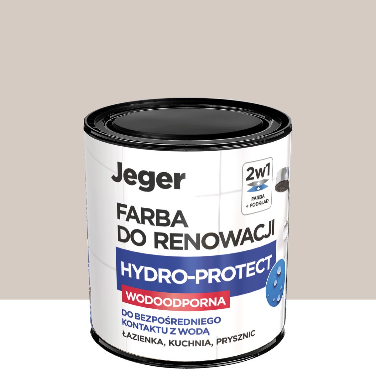 Farba specjalistyczna Jeger Reno Hydro Beżowy 0.5 l