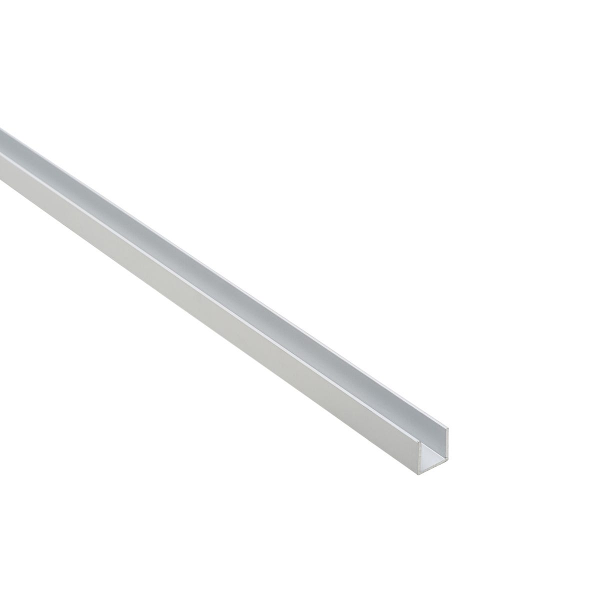 Standers Ceownik aluminiowy 1m 10x10x1 mm aluminium anodowane matowe srebrny