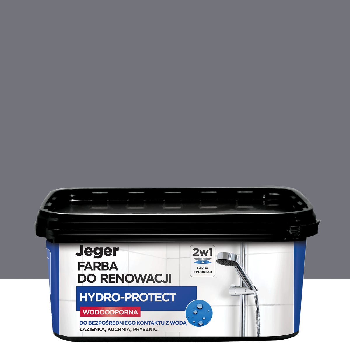 Farba specjalistyczna Jeger Reno Hydro Grafit 2 l