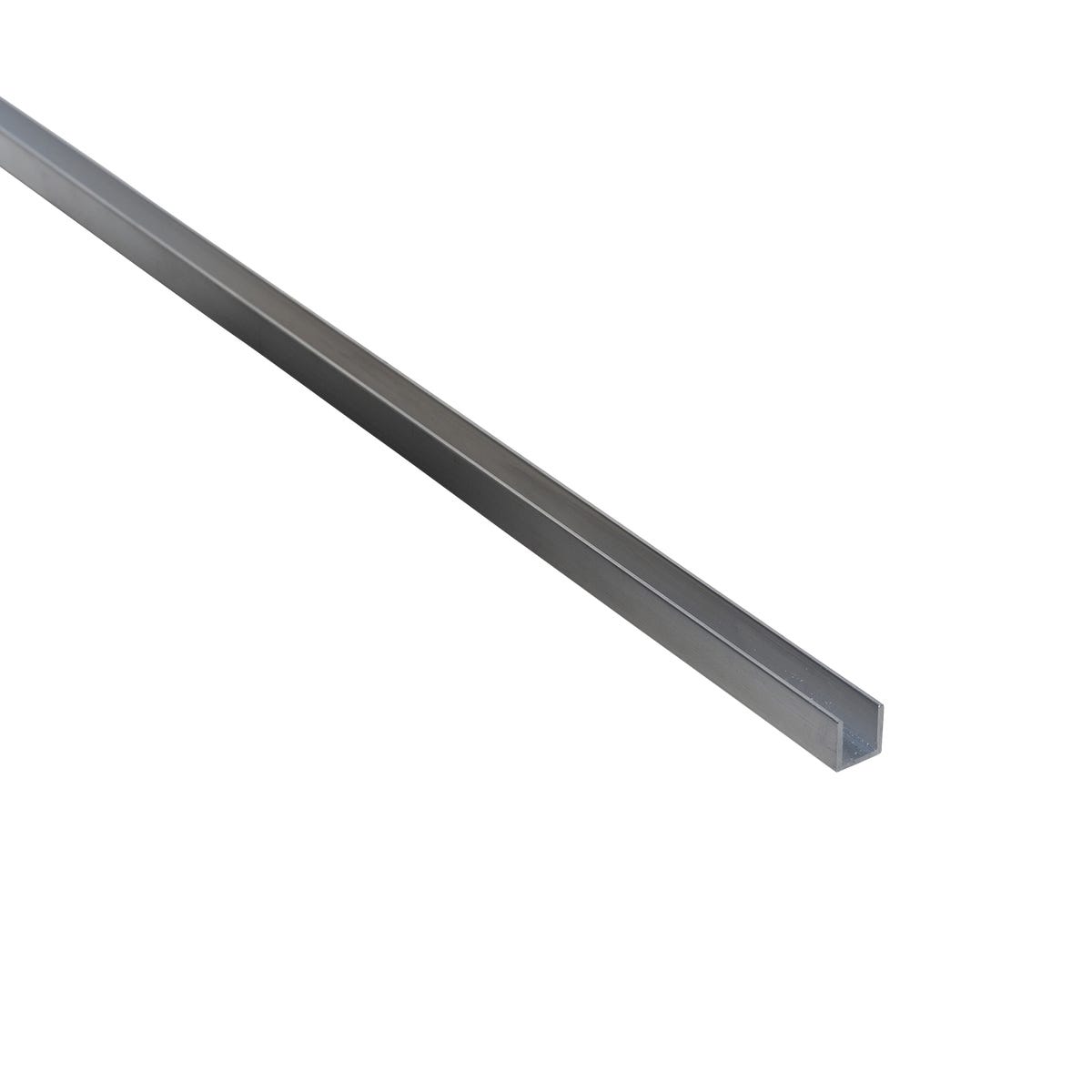 Standers Ceownik aluminiowy 1m 8x8x1 mm srebrny
