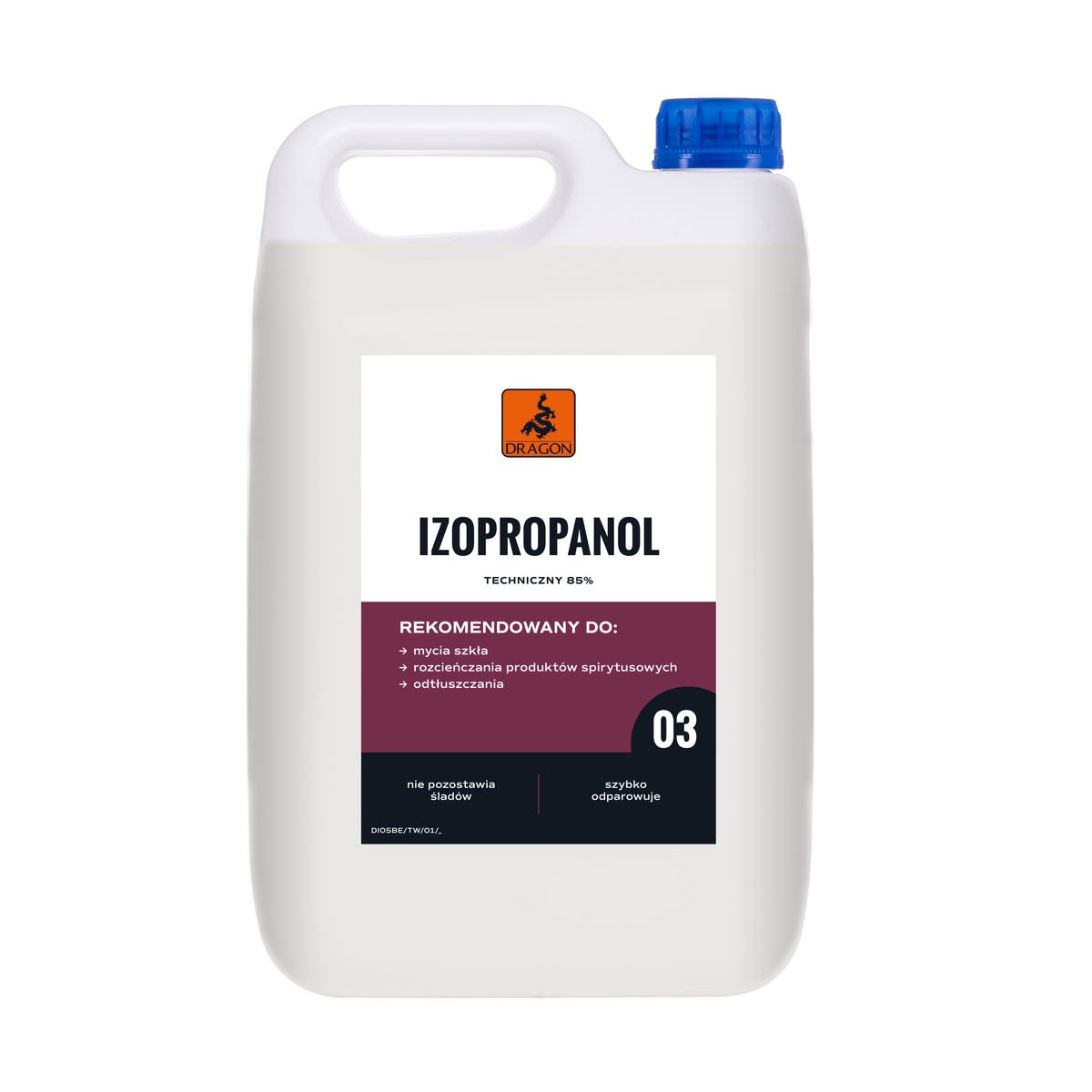 Izopropanol 5 l bezbarwny Dragon