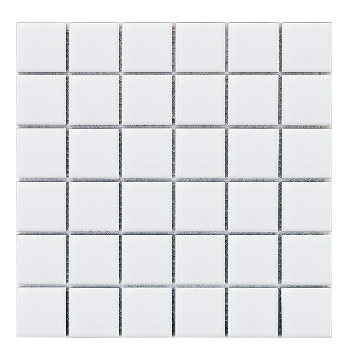 Mozaika Kiel 2 White Glossy 30.3 X 30.3 Artens