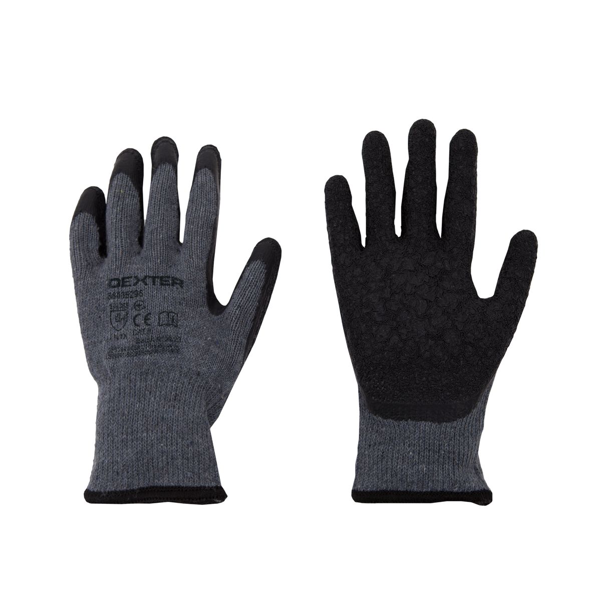 Rękawice bawełniano - lateksowe r.8 DEXTER