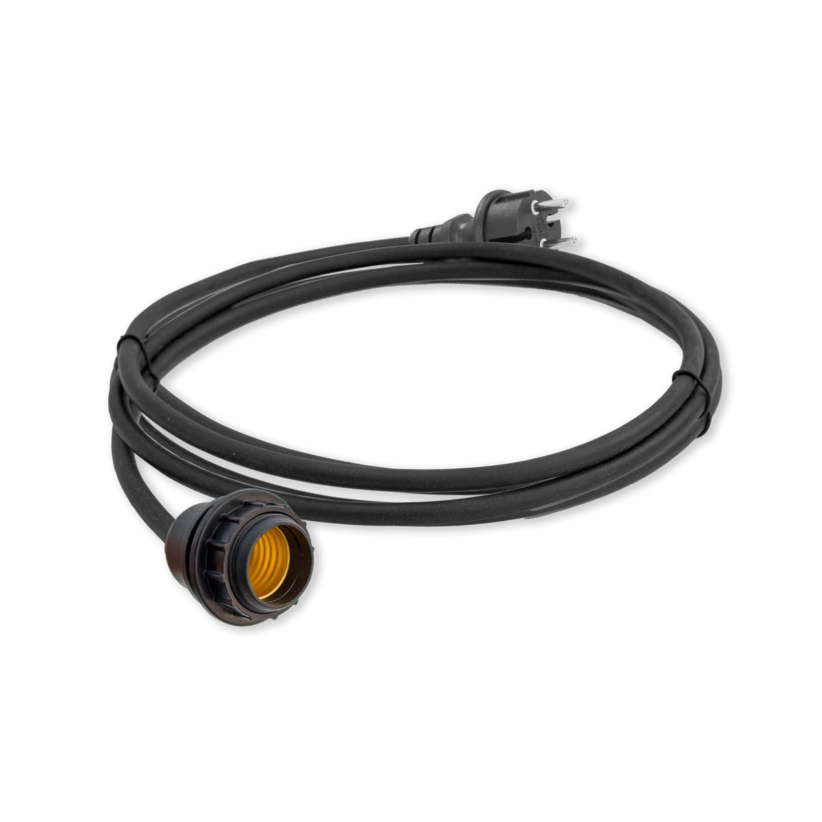 Inspire Lampa ogrodowa wisząca Lugo czarna E27 IP44 LED
