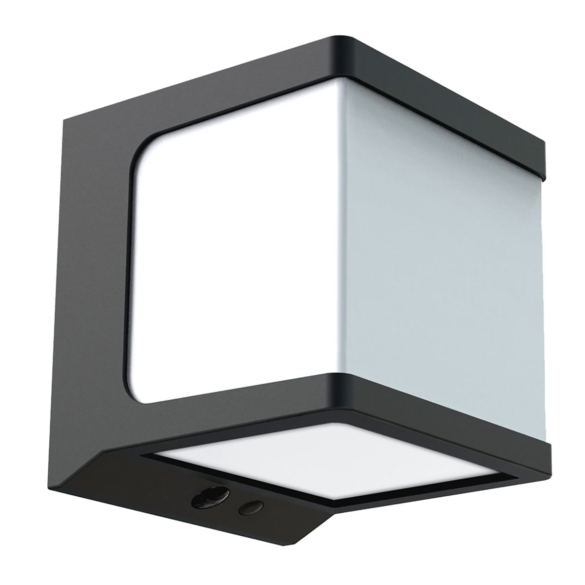 Inspire Kinkiet solarny Prospe czarny z czujnikiem IP54 LED