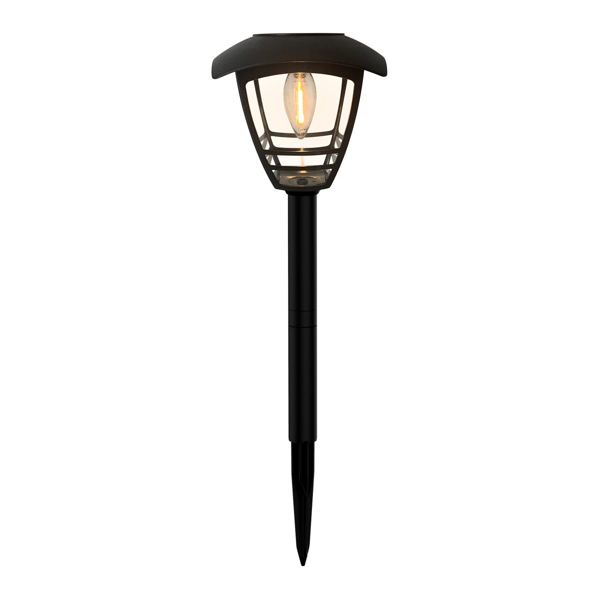 Inspire Lampka wbijana solarna IP44 wys. 48 cm czarna