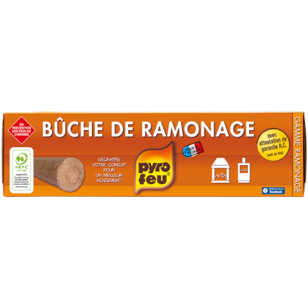 Kominiarz Clean fire do wypalania sadzy Golden Stone