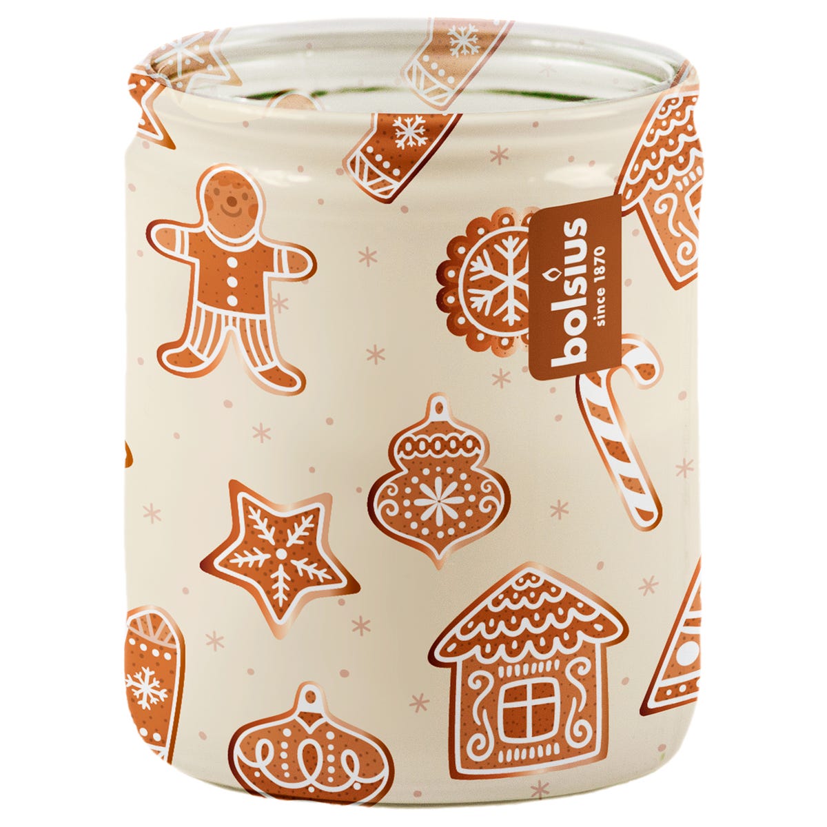 Świeca zapachowa w szkle świąteczna Cookie Fever Bolsius