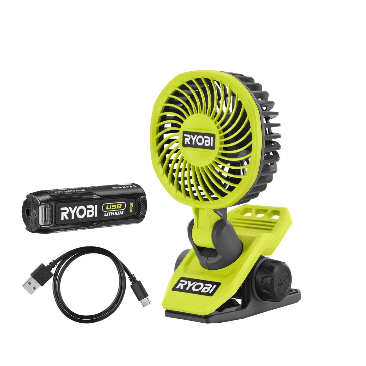 RYOBI Wentylator akumulatorowy 4V 1x2Ah