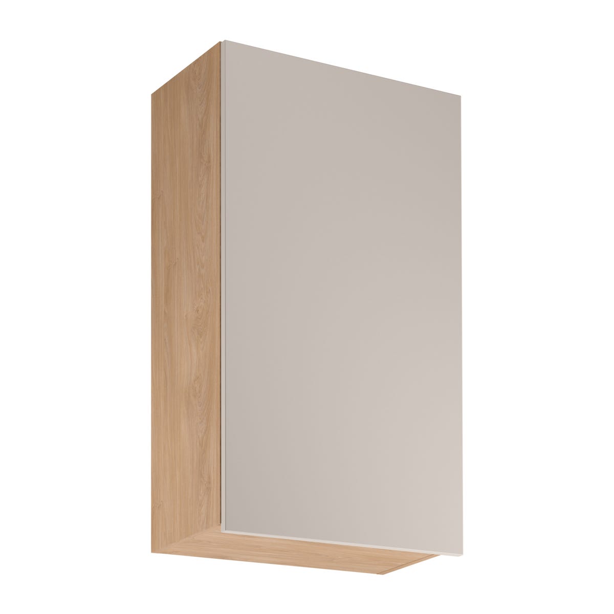 Szafka kuchenna wisząca Acari 60 cm kolor beżowy/dąb