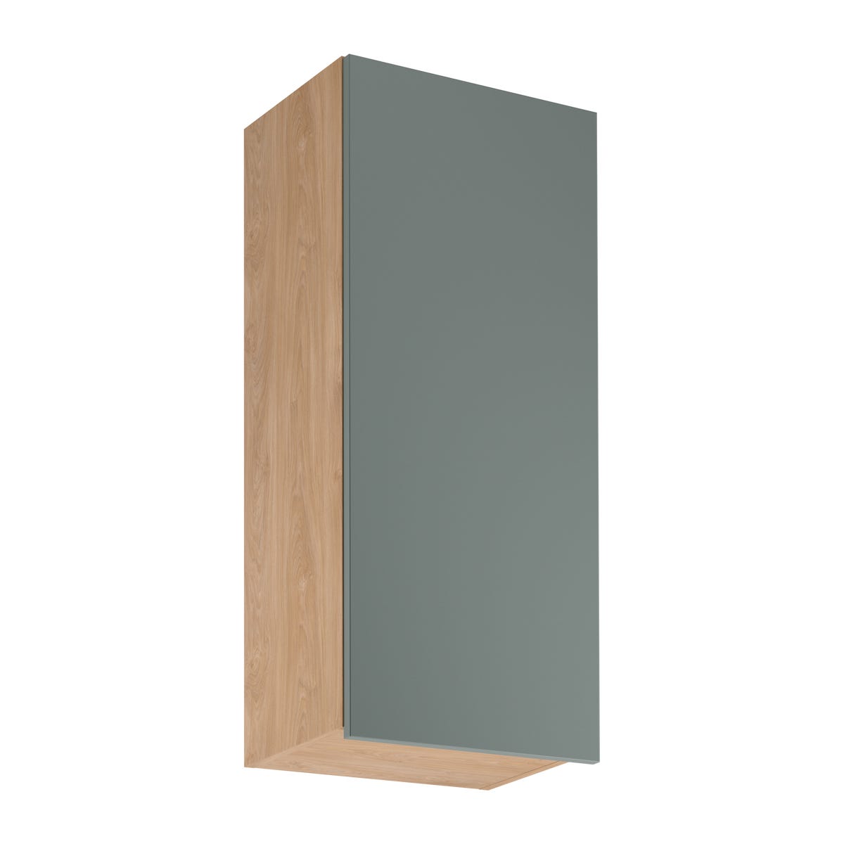 Szafka kuchenna wisząca Acari 45 cm kolor zielony/dąb