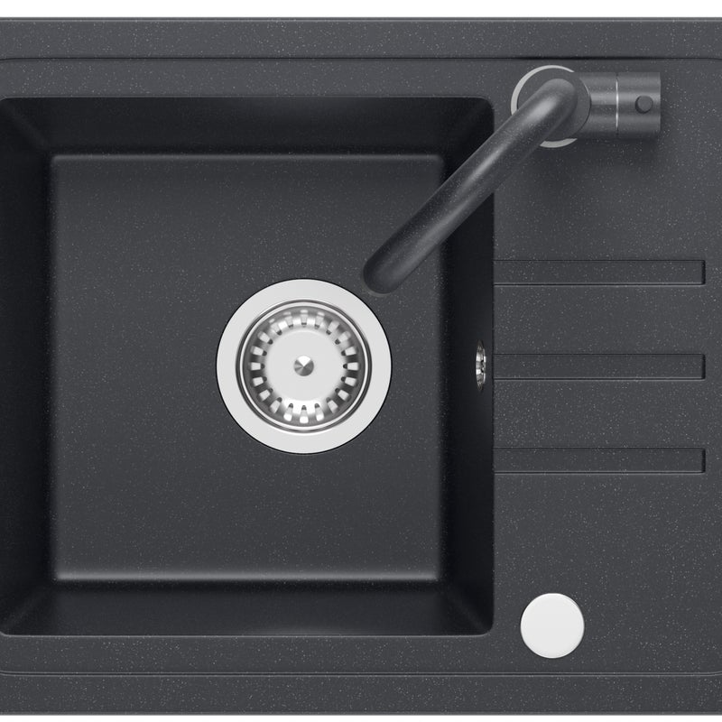 Zlewozmywak granitowy Sogno Quadron