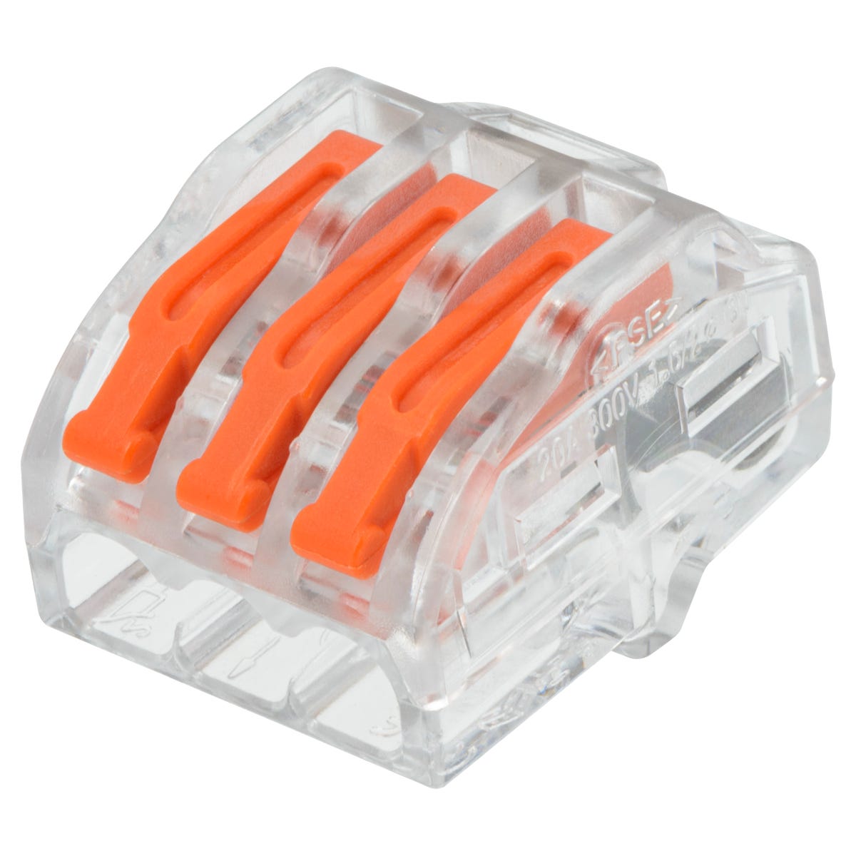 LEXMAN Szybkozłączka automatyczna elektryczna 3x0,2-4 mm 10 sztuk