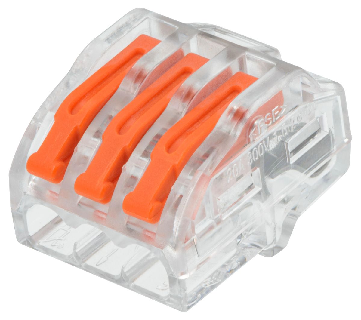 LEXMAN Szybkozłączka automatyczna 3 x 0,2-4 mm 50 sztuk