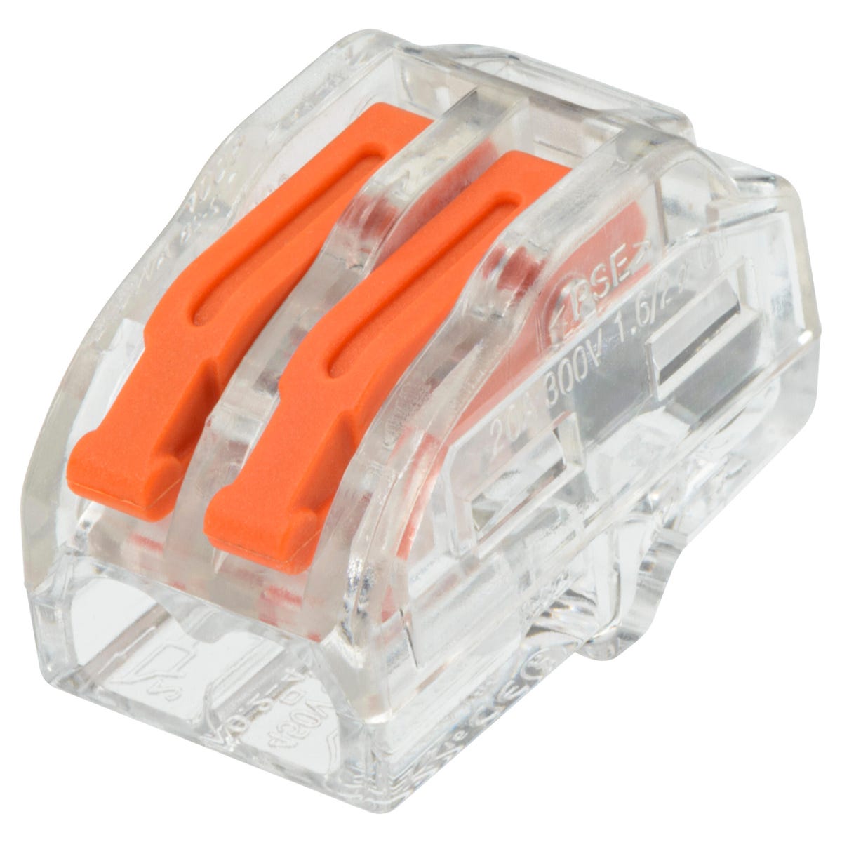 LEXMAN Szybkozłączka automatyczna elektryczna 2x0,2-4 mm 10 sztuk