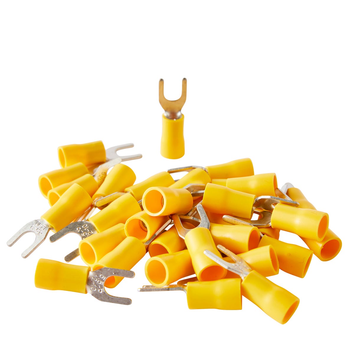LEXMAN Końcówka przewodu widełkowa 4 - 6 mm M5 Żółta 50szt.