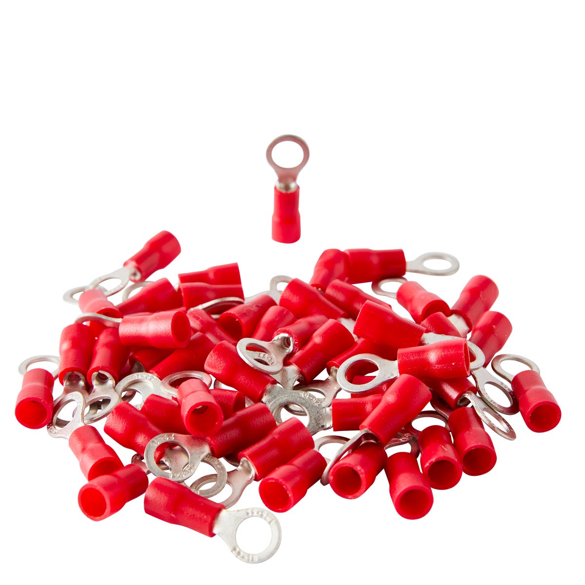 LEXMAN Końcówka przewodu oczkowa 0.5 - 1.5 mm M5 Czerwona 50szt.