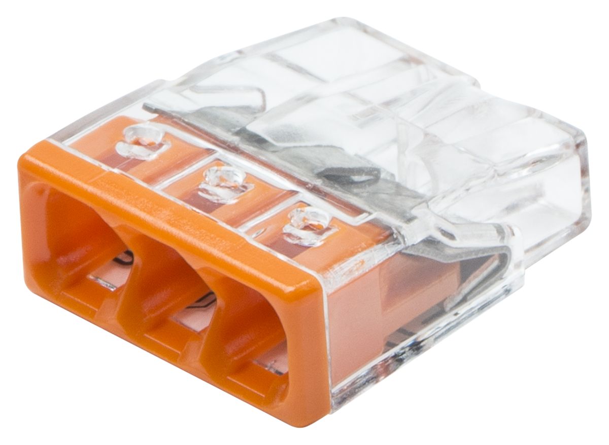 Złącze automatyczne szybkozłączka 3x2,5 mm 20 szt. MINI WAGO