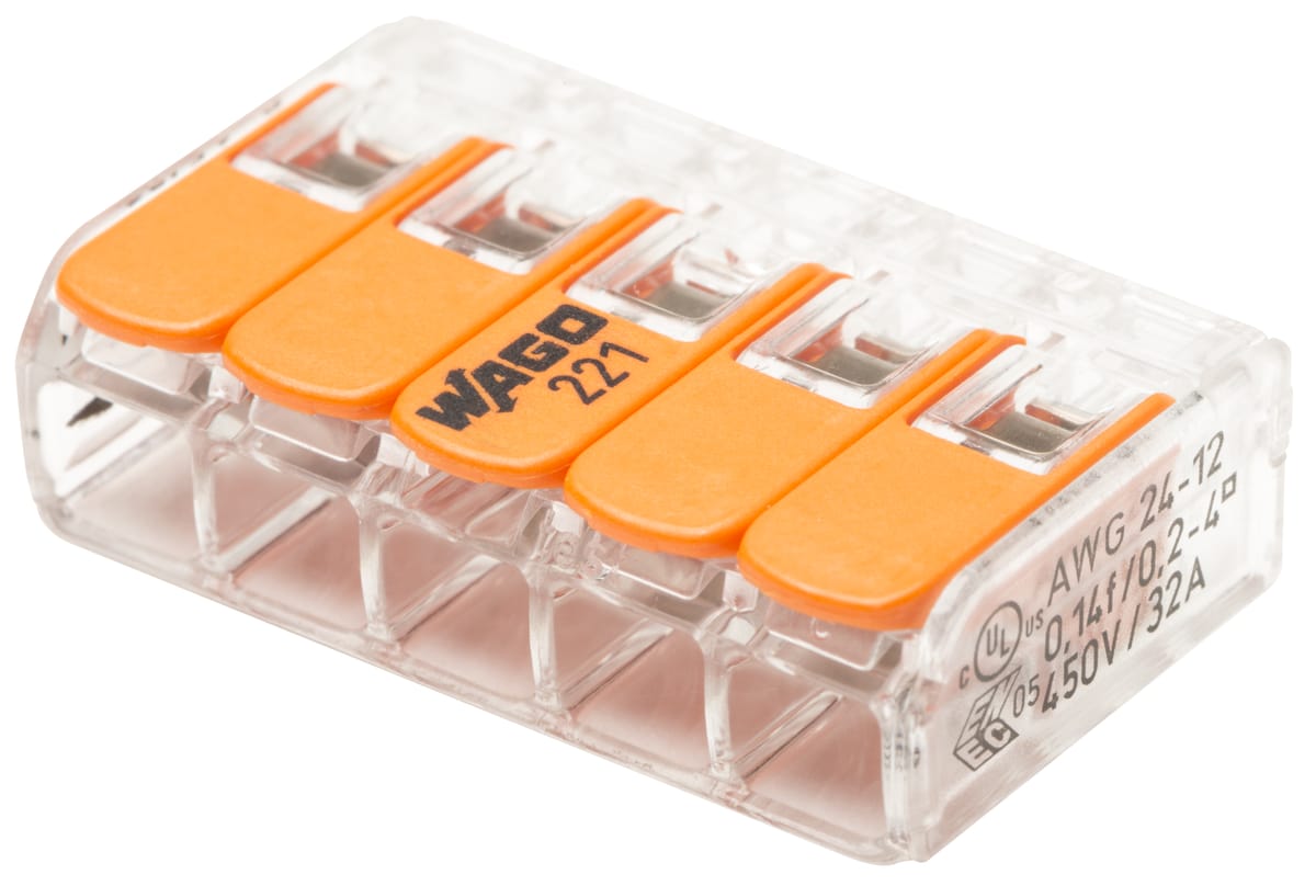 Złącze automatyczne szybkozłączka 5x0,2-4 mm 5 szt. WAGO