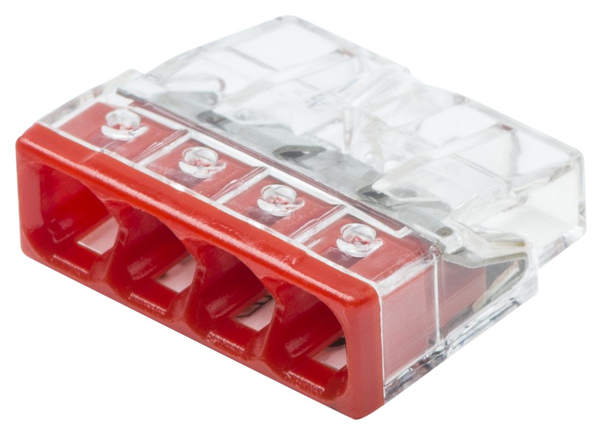 Złącze automatyczne szybkozłączka 4x2,5 mm 20 szt. MINI WAGO